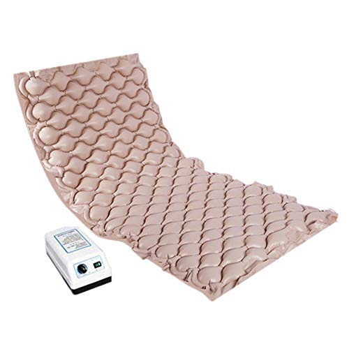 Colchón Antiescaras de Aire con Bomba colchón antiescaras para Personas Mayores y minusválidos PVC Nylon 190 x 90cm Color Azul