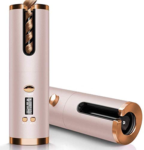 Styler de cheveux portable rose idéal pour sublimer vos boucles en voyage