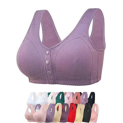 Image of Daisy Bra for Seniors, Front Snap Closure Bras, Front Snaps Daisy Bras for Older Women