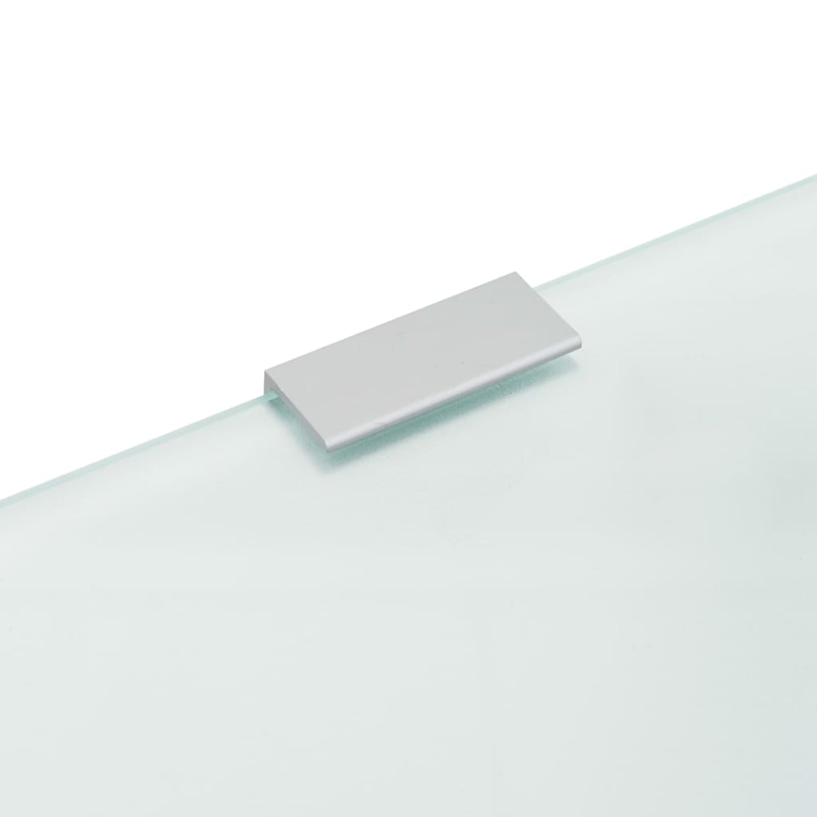 Urinal-Trennwand Wandmontage | Hartglas-Duschwand für Herren-WC | 90 x 40 cm | 8 mm gehärtetes Milchglas | hygienische Privatsphäre im öffentlichen oder privaten Badezimmer
