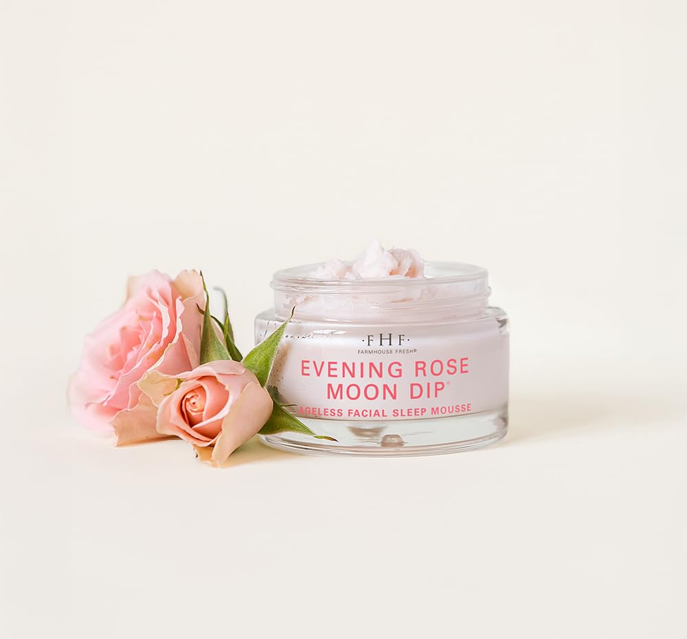 FarmHouse Fresh Evening Rose Moon Dip Retinol Night Cream, 1.7 Fl Oz