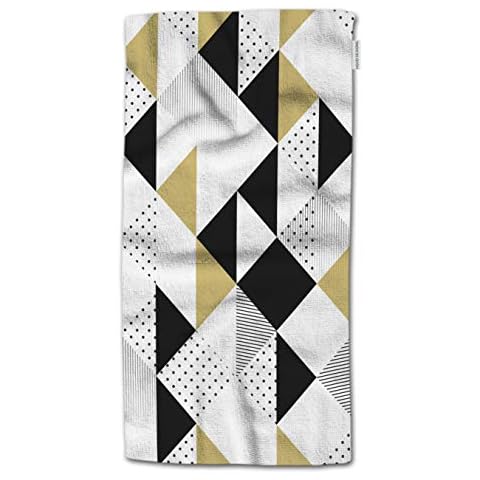 HGOD DESIGNS Geometric Hand Towel Cover
