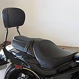 TCMT Driver Passenger Seat w/Sissy Bar Backrest Fit For Suzuki Boulevard M109R 06-23
