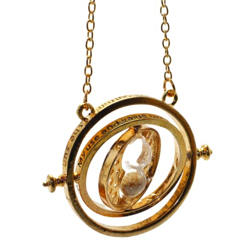 HighSpark Time Turner Necklace Wizardry Falcon Horcrux Hourglass Pendant