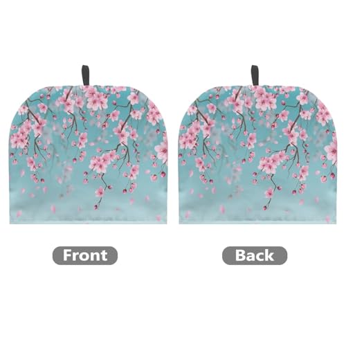 Image of Blue Tea Cozies Cherry Blossom Tea Cozy for Teapot Insulated for Women Pink Tea Cosy for Teapot Home Kitchen Accessories