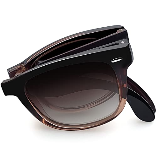 Image of Joopin Square Sunglasses Polarized UV400 Designer Sun Glasses Men Women | Oversized, Plastic Frame, Retro, Vintage, Unisex, Trendy Shades for Driving, Party, Fishing, Business, Costume