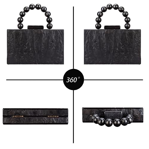 Image of Women Acrylic Clutch Purse Leopard Print Evening Bag Chain Formal Handbag Party Bridal Wedding Clutch Purse for Women