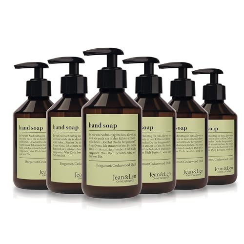 Savon liquide Jean & Len bergamote et cèdre pour l'hygiène et le confort de la maison