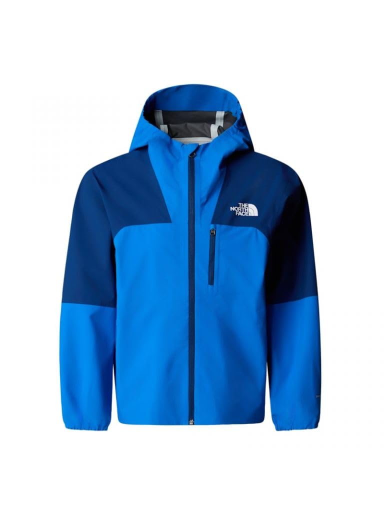 The North Face Kids Hike Packable Shell Jacket, Hero Blue/Estate Blue, 176