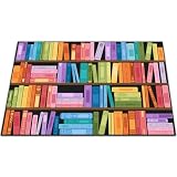 Maasechs Library Rug 7 x 5 ft Bookshelf Classroom Library Rug Anti Skid Reading...