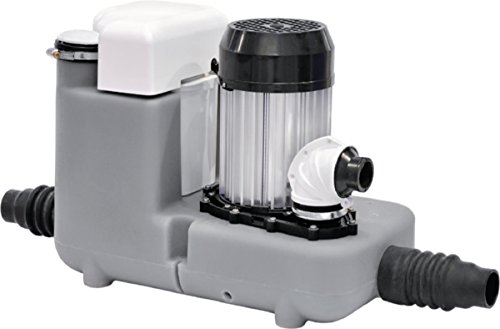 Preisvergleich Produktbild SFA 0027 Hebeanlage SANICOM 1 - einbaufertig, mit Rückstauklappe, max. Förderdistanz vertikal x horizontale 8x80m, weiß