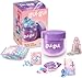 GUI GUI Scented Slime Mega 4-Pack Bundle – Gloss, Clear, Butter & Cloud Slimes | DIY 5-Step Customizable Slime Kit | ASMR Sensory Experience | Resealable Reusable Containers | Fun for Kids & Teens