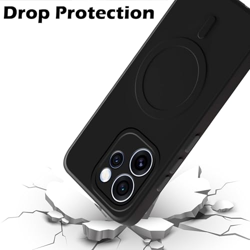 Image of amazon basics Back Cover for Oppo Reno 15 Pro Mini 5G Soft Matte Silicone Mag-Safe Design (Mag-Safe Not Support) Camera Protection | Slim Fit Bumper Cover (Black)