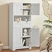 Iwell Tall Storage Cabinet, 58
