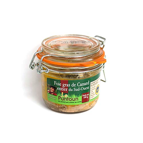 Foie gras de pato entero del suroeste IGP - Granja de Puntoun - tarro de 180 g