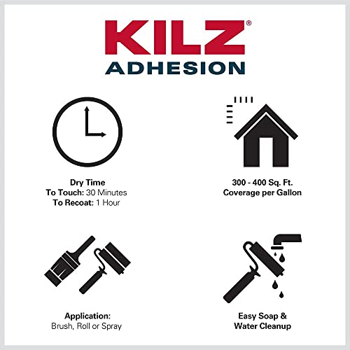 KILZ Adhesion Primer, Interior/Exterior, 1 Quart Best Deals and Price