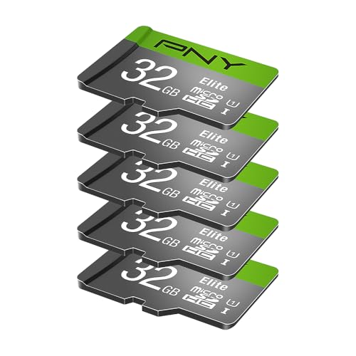 Image of PNY 32GB Elite Dash Camera C10 U1 V10 microSDHC Flash Memory Card 5-Pack