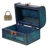 Coffre de rangement avec serrure : largement utilisé pour la maison, la chambre, magasin, salon, pour organiser et exposer bijoux, boîtes à souvenirs pour femmes