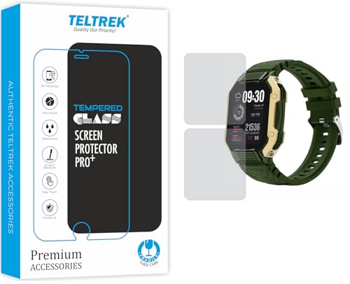 Image of Screen Protector Compatible With Fire Boltt Shark Smartwatch, Full Hydrogel TPU Screen Guard not a Tempered Glass (Pack of 2)