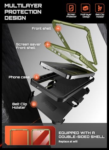 Image of SUPCASE for Samsung Galaxy S26 Ultra Case with Stand (UB Pro Mag), [2 Front Frames] [Compatible with MagSafe] [Built-in Screen Protector & Belt-Clip] Protective Phone Case for Galaxy S26 Ultra, Guldan