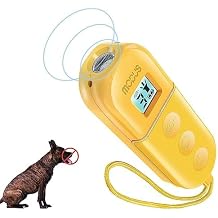 MODUS Ultrasonic Dog Barking Control Device,3 in 1 Sonic Bark Deterrent with LED Light Dog Training Tool&Behavior Aids, Rechargeable Anti Barking Device, Barking Silencer for DogsIndoor & Outdoor