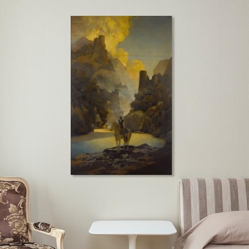 Impression sur toile de qualité Maxfield Parrish canyon mystique