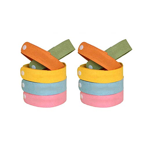 Preisvergleich Produktbild Guajave 10Pcs Mückenschutz Armband Langlebig Pflanze Super Soft Faser Armband