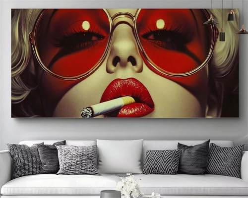Diamond Painting XXL Pavot Opium 100x300cm Broderie Diamant Kit Complet