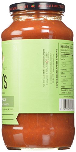 moms Pasta Sauce, Puttanesca, 24 Ounce (Pack of 6)