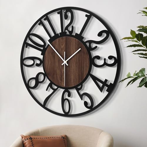 30 " Modern Wood Faced Metal Wall product