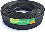 Flexible Borde de Jardín - Bordillo Escondido Plastico - Longitud 20 m (120 mm) - Instalación Simple, Bordillos para Jardín