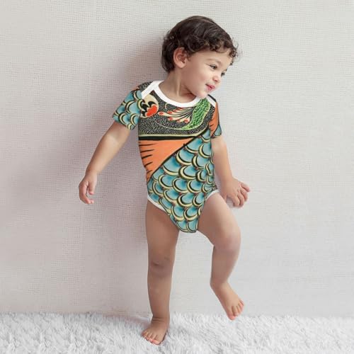 Rich Fish For Baby Onesies Baby Clothes 100% Organic Cotton For Infant Boys, Girls4