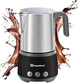 Maestri House Montalatte elettrico 4 in 1, 600 W, controllo Smart Touch per caldo e freddo, funzione di memoria per latte, cappuccino, latte caldo, cioccolata calda