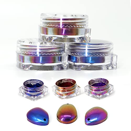 Chamäleon Farbwechsel Colorshift Pigment Set für NailArt, Epoxidharz und zum Basteln (Colorshift Blau-Rot-Lila) Cover