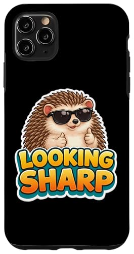 Looking Sharp Quills Hedgehog Owner Erinaceinae �T���O���X �X�}�z�P�[�X iPhone 11 Pro Max �p