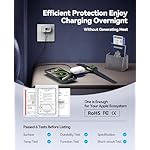 Wireless Charger iPhone Charging Station - 3-in-1 Magnetic MagSafe Charger Multiple Devices for Apple, 15W Fast Charging Foldable Travel Charging Pad for iPhone 17/16/15/14/13/12, AirPods, Apple Watch - Image 4