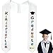 Lxzyu Kindergarten Preschool Graduation Stole, Unisex Kindergarten Preschool Graduation Sash Class of 2026 Graduation Gift for kids Pre k Graduation Gifts, White