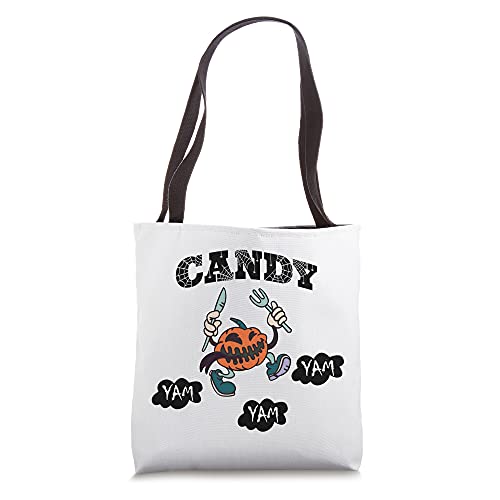 Trick or Treat Candy Halloween Party Tote Bag