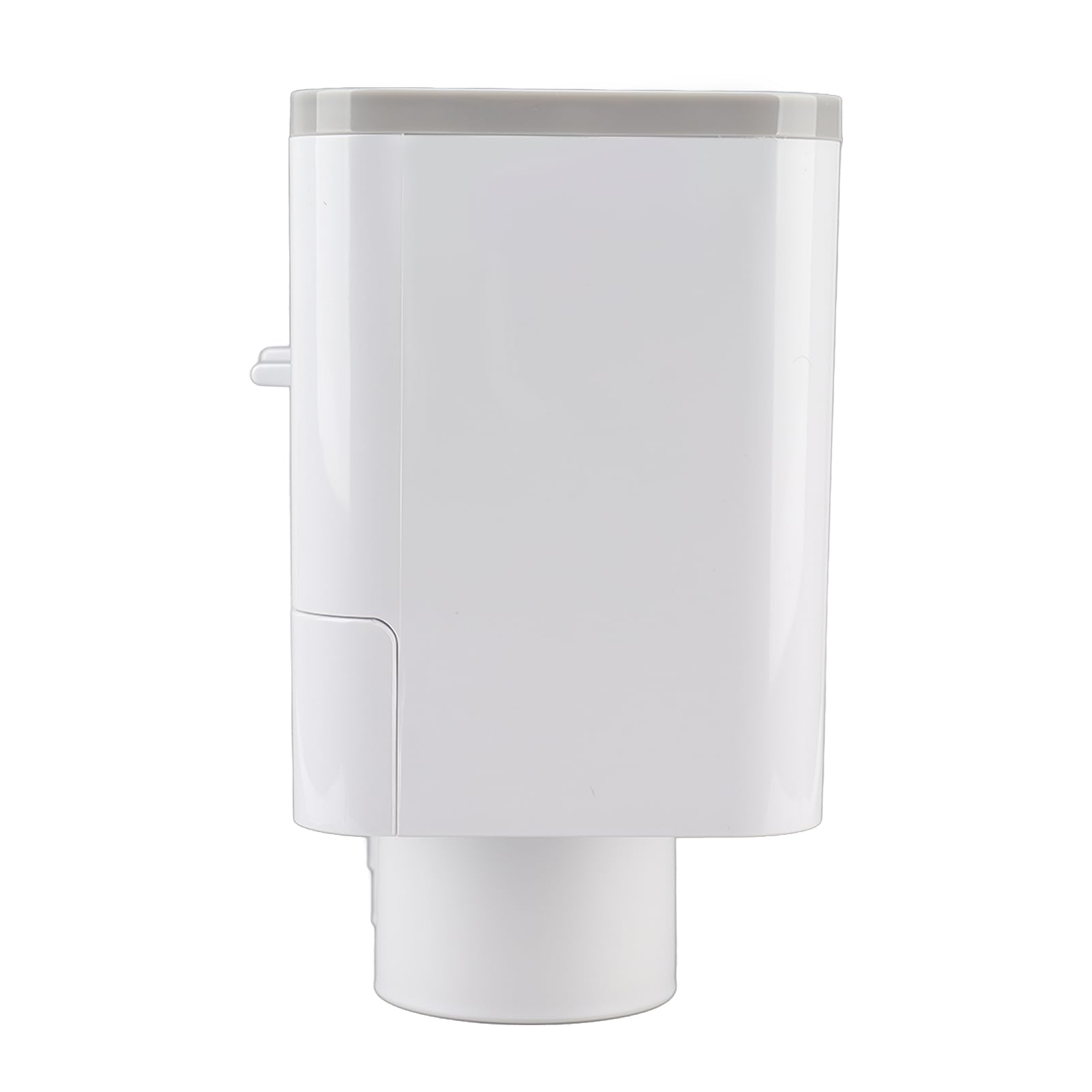 Porta Spazzolino da Parete, Kit Spremi Dentifricio in Materiale PP ABS Antipolvere con 4 Tazze Invertite per Famiglie e Bambini (Quattro tazze, grigio)