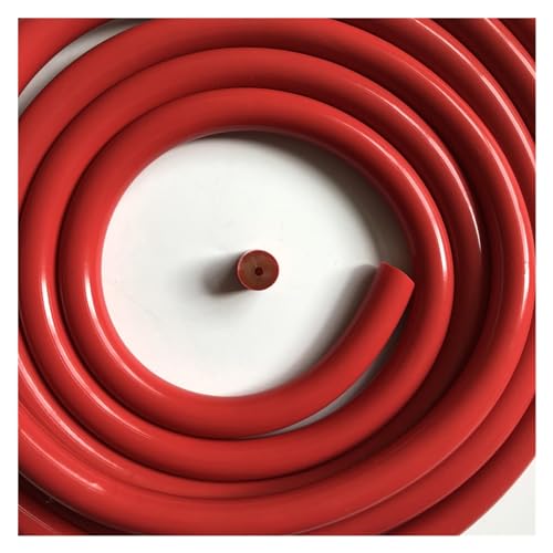 flexiable rubber 16mm Sling Rubber Tube Green 5 Inch 8 Inch Bands Tubes Solid Rubber Tubing Piping drain elastic (Color : RED 3x16mm)