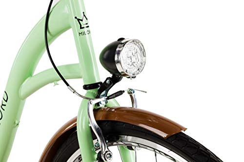 Milord Bikes Bicicletta Comfort Menta a 3 velocità...