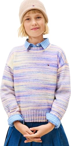Pull-Over Fille Tommy Hilfiger Melange Sweater Tricot Confort