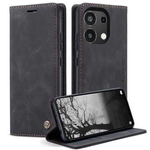 Casecret Coque pour Xiaomi Redmi Note 13 4G Etui Housse Premium en Cuir...