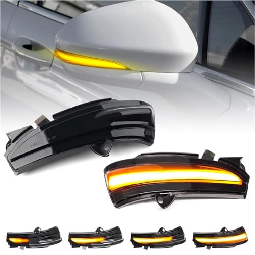 Rétroviseurs clignotants dynamiques ambrés Mondeo MK5 à LED défilantes