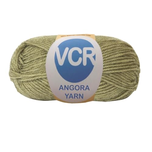 Image of VCR Mix Black Angora Knitting Yarn, Pack of 1, 100 Grams Hank, 256 Meters Length, 80% Flurry - 20% Acrylic Polyamide Soft Ball for Crochet and Knitting, Suitable for Baby Blankets, Cushion Covers