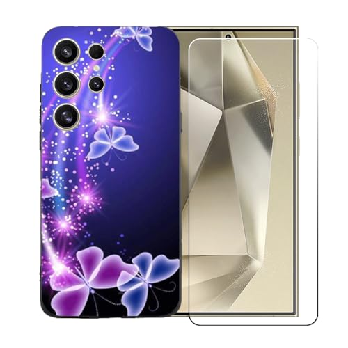 BMPNLSZ �K�p Yemjaw C24 Ultra+HD�����K���X�ɓK�����ėpTPU�ی�J�o�[�A�V���J�Q���V�F���o���p�[�ی�o�b�N�V�F��-�K�p Yemjaw C24 Ultra�ɓK����9�d�x�X�N���b�`�h�~�X�N���[���ی�J�o�[ BST7