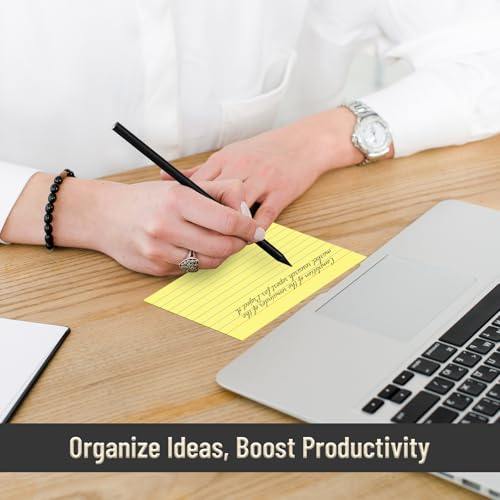 image for Nichela 300 Count Colored Index Cards 3 x 5 Inch Ruled Index Cards, Fl