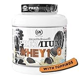 GN Nutrition Premium Whey 100% 1Kg | Sabor OREO CHOCO BLANCO Con TOPPINGS | Proteína de Suero de Calidad | Ideal para Crecimiento Muscular y Recuperación Rápida