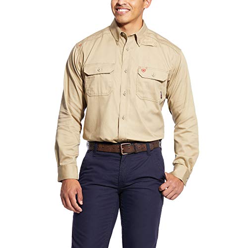 ARIAT Men's Fr Solid Work Shirt2