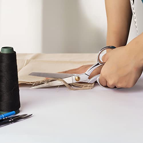 8.5 Inch Sharp Fabric Scissors Sewing Scissors Professional Metal Scissors For Leather Cloth Cutting Lightweight Tailoring Shears Crafting Scissors For Home Office #TOP5